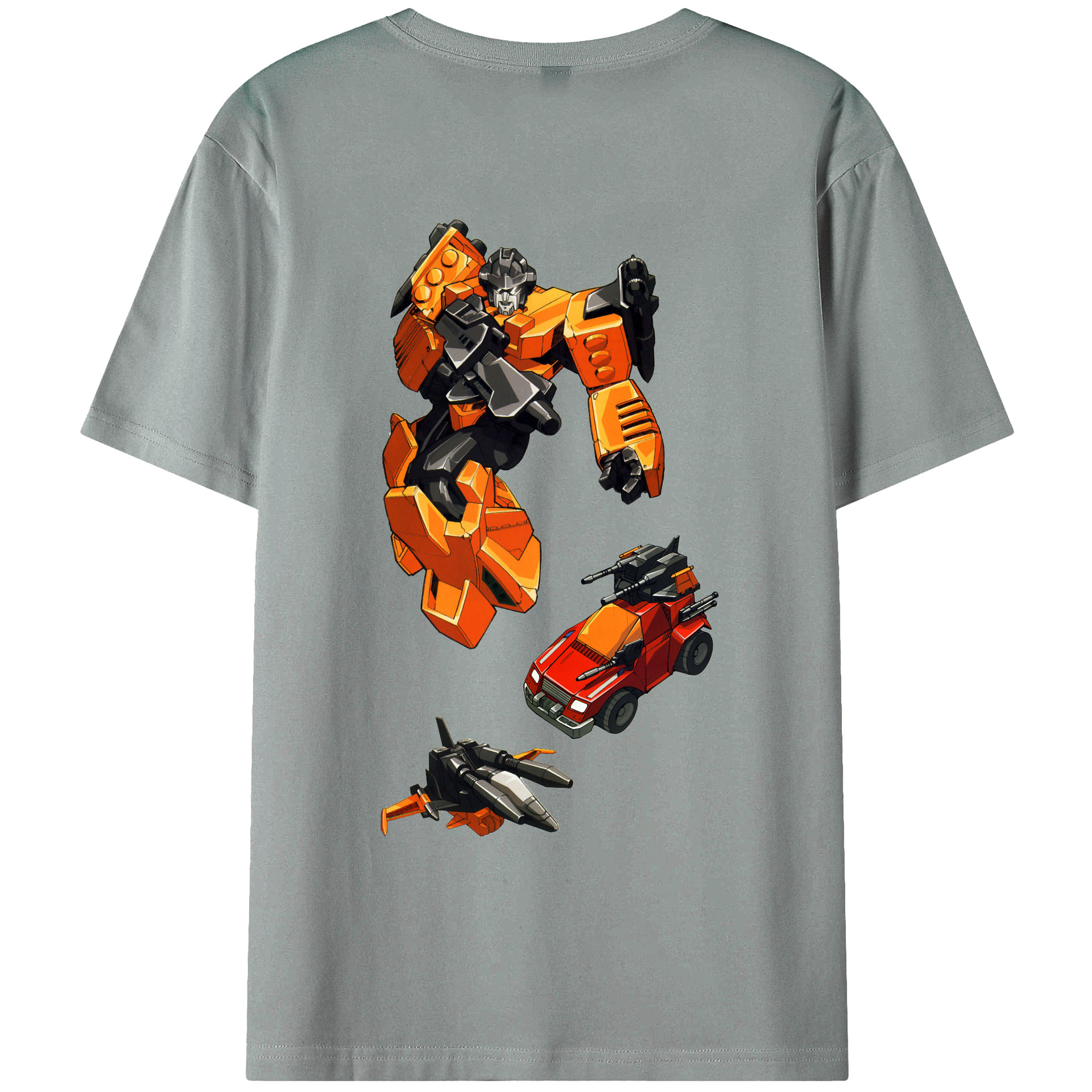 （画像用）  綿100％ メンズ半袖Tシャツ（バックプリント） 通気性